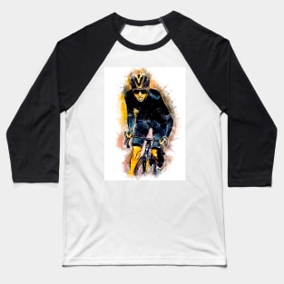 The CYCLIST Watercolor Artwork for all the cycling fans Baseball T-Shirt